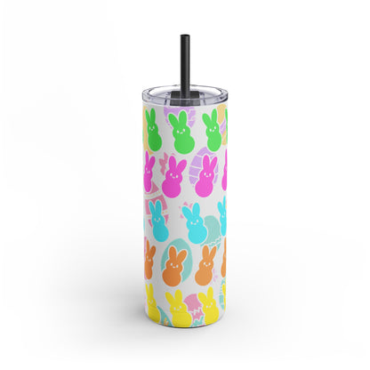 Peeps Easter Bunny Tumbler - 20oz Skinny Matte Drinkware